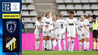 HIGHLIGHTS  Paris FC vs BK Häcken UEFA Womens Champions League 202324 Matchday 1 [upl. by Vassar350]