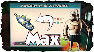 Die Rache der Krieger  BOOM BEACH  Neues Kanonenboot Level 22 Deutsch  German [upl. by Aisenat]