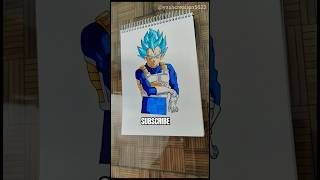 Vegeta🔥Drawing  Dragon Ball Z  vegetadrawing drawing shorts [upl. by Anircam274]