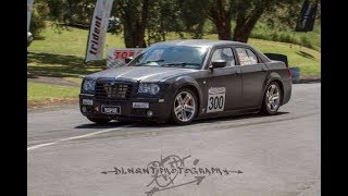 Chrysler 300c Hillclimb Race Car Legends of the Lakes 2017 [upl. by Farwell810]