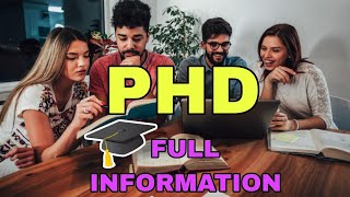 What is PhD with Full Information  Hindi The Learning Support [upl. by Aeret76]