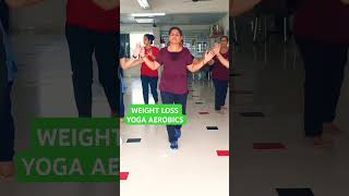 WEIGHT LOSS YOGA AEROBICS  DIABETES  BP  BELLY FAT  KNEE PAIN  KAMAR DARD  CHOLESTEROL  OM [upl. by Etam]