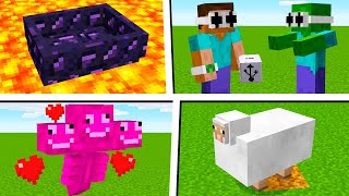 12 COISAS INCRÍVEIS QUE FORAM REMOVIDAS DO MINECRAFT [upl. by Ramona]