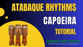 How to play Atabaque for capoeira Tutorial 1 Practice with Soquete in this how to breakdown [upl. by Gabor]