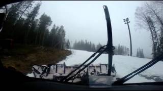 Kässbohrer Pistenbully 200 World Cup i Skidskytte Östersund 2014 Making tracks [upl. by Ocsic]