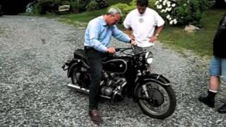 First attempt to start BMW R50 motorcycle in 35 yrs [upl. by Notfol]