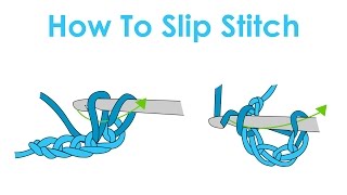 How to Slip Stitch  Crochet Lesson 3 [upl. by Hadlee]