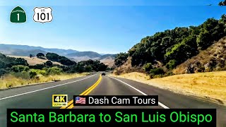 Santa Barbara to San Luis Obispo  4K [upl. by Tansy]