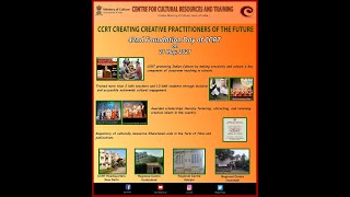 CCRT  Foundation Day  Centre for Cultural Resources and Training  CCRT New Delhi [upl. by Lole]