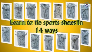 Learn to tie sports shoes in 14 ways [upl. by Nitsirt]