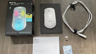 ROCCAT Burst Pro Air RGB Mouse Unboxing [upl. by Ahtibat]