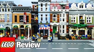 LEGO City Street with Parisian Restaurant Review  MyToyTV [upl. by Alicul]