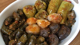 Tadına doyamayacağınız karışık dolma nasıl yapılır [upl. by Reahard721]