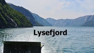 Norway  Lysefjord  Traveling with the ferry  On the way to the Kjerag [upl. by Tessa577]