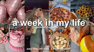 VLOG🍂 days in my life 24th bday vlog getting my life together treating myself amp clothing haul [upl. by Belden]