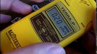 Revue compteur geiger Ecotest TerraP [upl. by Medeah]