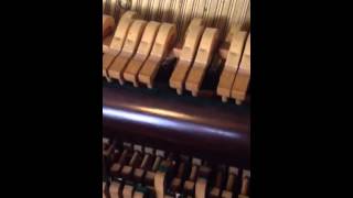 piano hammers wobbling [upl. by Yanehs387]