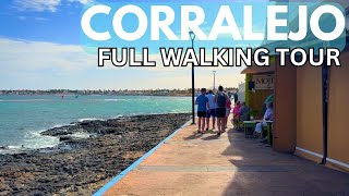 CORRALEJO  MAIN AREA AND BEACH  FULL WALKING TOUR  FUERTEVENTURA TRAVEL GUIDE [upl. by Ardelis575]