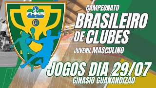 CAMP BRASILEIRO de HANDEBOL 2024  JUVENIL MASC  30072024  AQUIDAUANAMS X GIULIANO EC  PI [upl. by Earased]