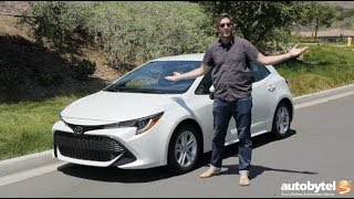 2019 Toyota Corolla Hatchback SE Test Drive Video Review [upl. by Stefan995]