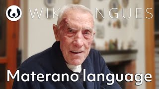 Pasquale speaking Materano and Italian  Romance languages in Italy  Wikitongues [upl. by Anilrac]