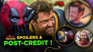 Deadpool amp Wolverine SPOILERS  amp POST Credit SCENE  Deadpool and Wolverine LEAKED FOOTAGES [upl. by Arde]