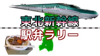 【東北新幹線駅弁ラリー】東北新幹線の改札内にある駅弁屋巡り  Tohoku Shinkansen station lunch rally [upl. by Welker]