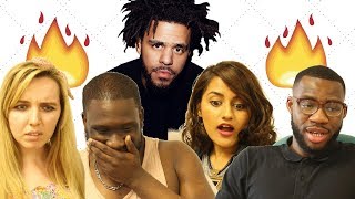 British People React To J Cole  ATM MV [upl. by Ynafets]