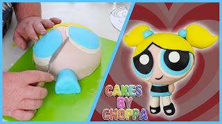 Bubbles Cake  PowerPuff Girls How To  CakesByChoppA [upl. by Spratt]