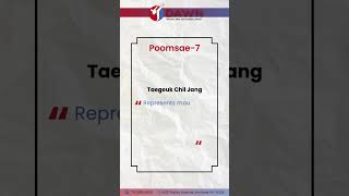 Taekwondo Poomsae7 Mastery A StepbyStep Breakdown [upl. by Thurman]