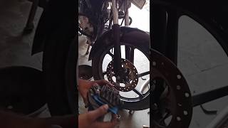 Pulsar 150 Front Disc Brake Repair shorts automobile bajajbikes shortvideo [upl. by Lombardy61]