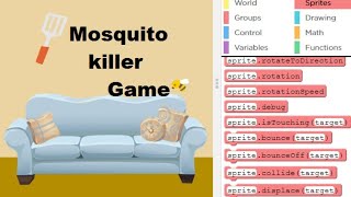 Mosquito Killer Game in the Game lab on CodeorgTutorial11 [upl. by Malas407]