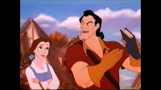 Beauty And The Beast Gaston Tries to Stop Belle 1991 VHS Capture [upl. by Starla]