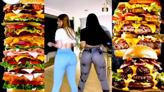 ASMR  BIG BANK  TIKTOK CHALLENGE 🍔😋 tiktok shorts bigbank dance trending challenge [upl. by Earlie832]