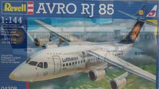 Revell 1144 Lufthansa RJ85 Build [upl. by Dalis]