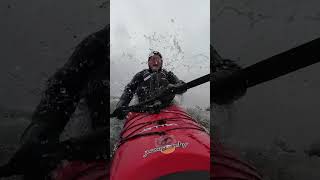 Insane or Crazy Winter Kayaking paddle kayak kayaking [upl. by Ayanat626]