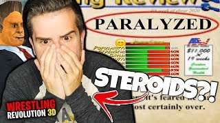 DANGER ON STEROIDS WRESTLER PARALYZED  WR3D Career Mode [upl. by Boggers]