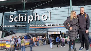 AMSTERDAM AIRPORT FULL WALKING TOUR  March 2024 SCHIPHOL [upl. by Furlong259]