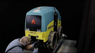 Ammann Trench Roller Service Video  ARR 1575 500 wh [upl. by Vyner570]