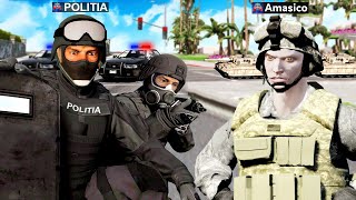 ARMATA vs POLITIA in GTA 5 [upl. by Anelliw]