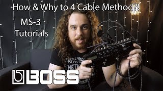 Boss MS3  How and Why to use 4 cable method [upl. by Assenay]