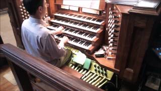 JS Bach  Organ Trio Sonata No 5 in C major BWV 529 Princeton University Chapel [upl. by Esimehc838]