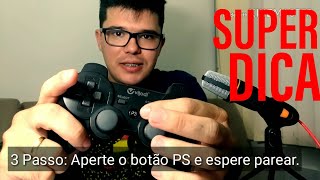 DICA para sincronizar um controle Ching ling no PS3 [upl. by Ellehcyt]