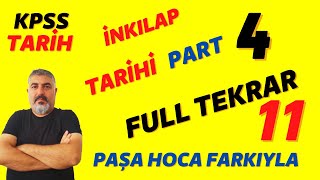 KPSS TARİH FULL TEKRAR 11 İNKILAP TARİHİ 4 [upl. by Reviere268]