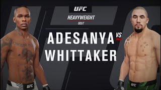 Israel Adesanya vs Robert Whittaker REMATCH  The Rise of The Last Stylebender  UFC 4 [upl. by Samuelson972]