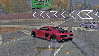 AUDI R8 Torrando o asfalto em North Rosewood  Need For Speed Most Wanted Ultimate [upl. by Eerrahs]