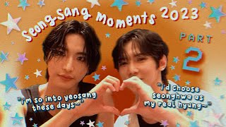 SEONGSANG MOMENTS 2023 – pt 2 ✦ ATEEZ Seonghwa ✕ Yeosang edit [upl. by Nils]