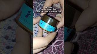 PILGRIM Korean Retinol Anti Ageing Night Cream with Vitamin C and Hyaluronic Acid review shorts [upl. by Alidus]