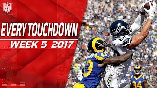 Every Touchdown from Week 5  2017 NFL Highlights [upl. by Ainavi855]