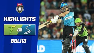 Sydney Thunder v Adelaide Strikers  BBL13 [upl. by Creedon887]